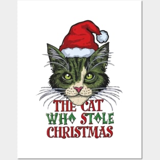 The Cat who stole Christmas Posters and Art